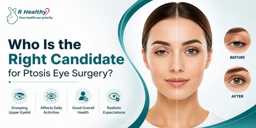 Who Is the Right Candidate for Ptosis Eye Surgery?