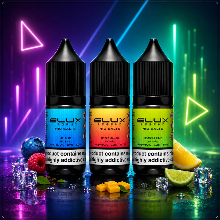 Elux Legend Nic Salts Box of 10: Is This the UK's Best-Selling Nic Salt E-Liquid Pack