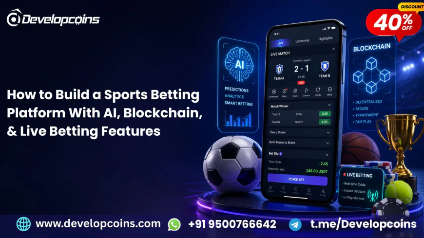 How to Build a Sports Betting Platform With AI, Blockchain, & Live Betting Features
