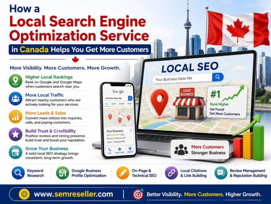 How a Local Search Engine Optimization Service in Canada Helps You Get More Customers