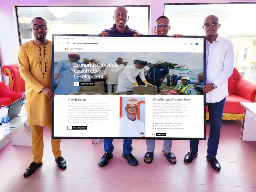 Tech Takes Centre Stage as Hon Olumbe Akinkugbe Delivers Website for Ondo West