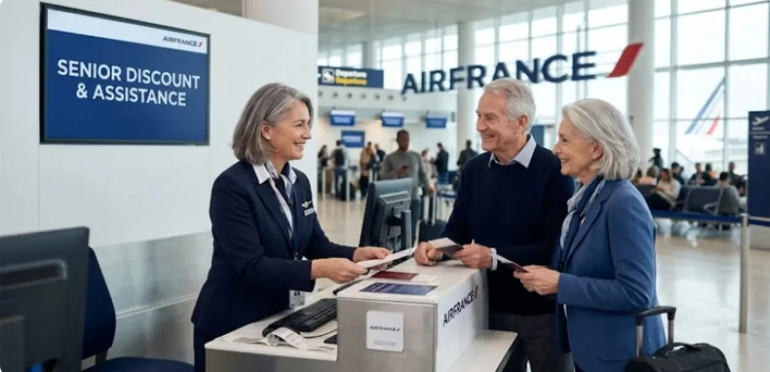 How do I get the Air France senior Citizen flight discount?