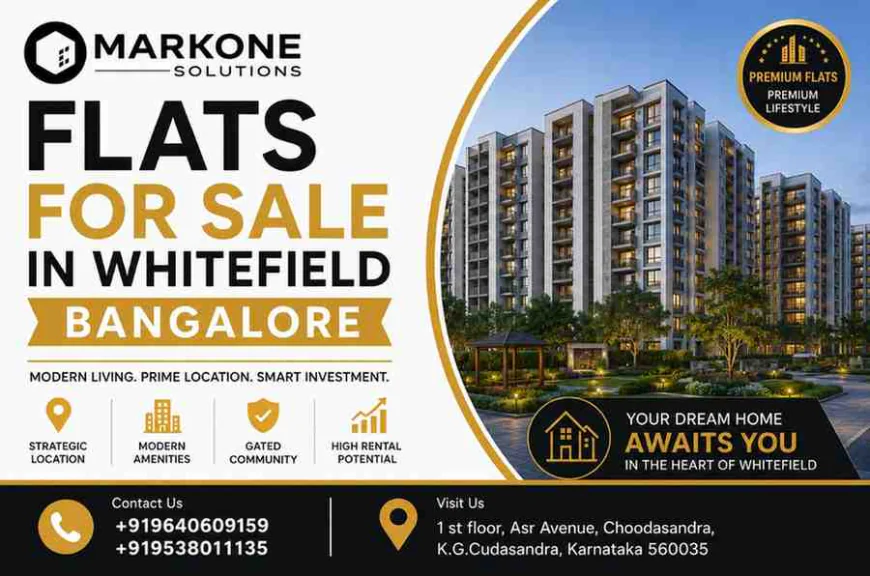 Flats for Sale in Whitefield Bangalore – Premium Homes Near IT Parks