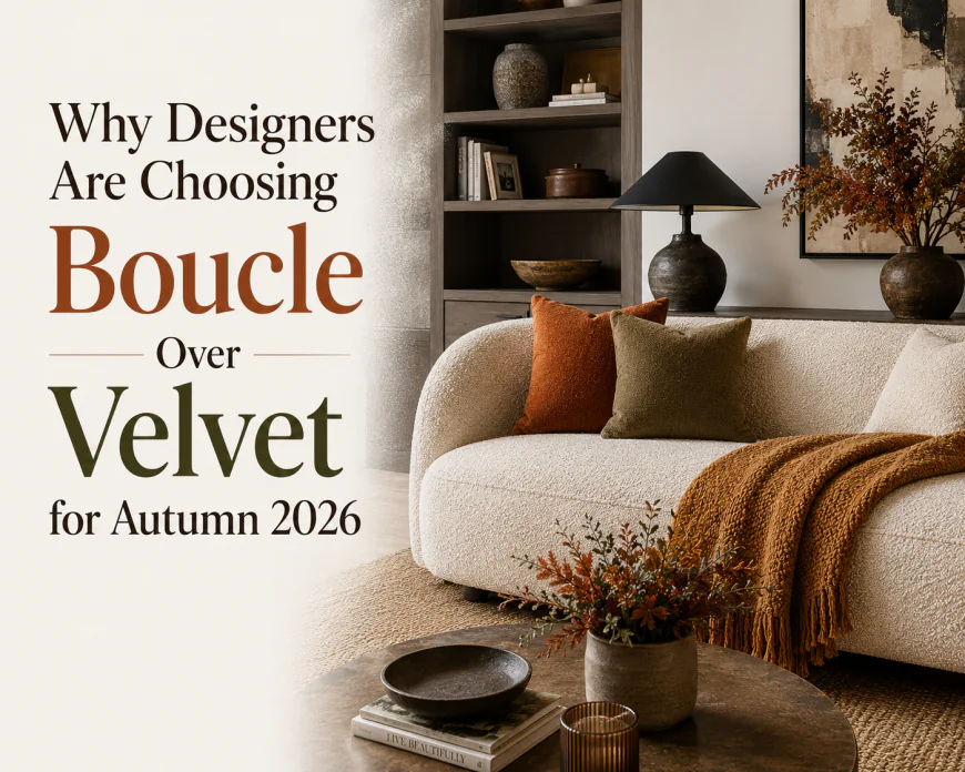 Why Designers Are Choosing Boucle Over Velvet for Autumn 2026