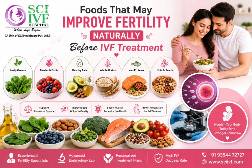 Foods That May Improve Fertility Naturally Before IVF Treatment