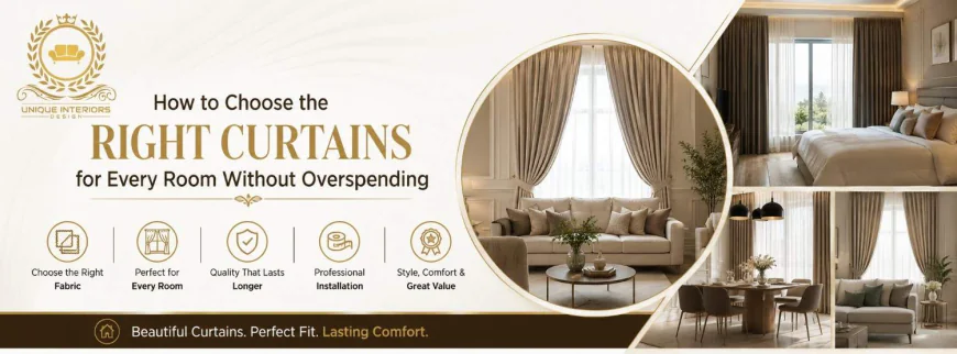 How to Choose the Right Curtains for Every Room Without Overspending
