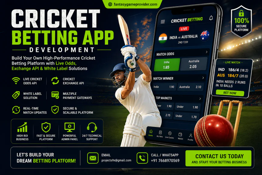 Cricket Exchange Software Development | Live Betting API Solutions