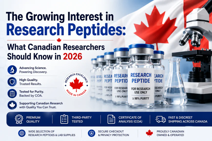 The Growing Interest in Research Peptides: What Canadian Researchers Should Know in 2026