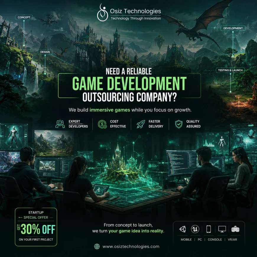 Game Development Outsourcing Company: Build Smarter Games While Reducing Development Costs