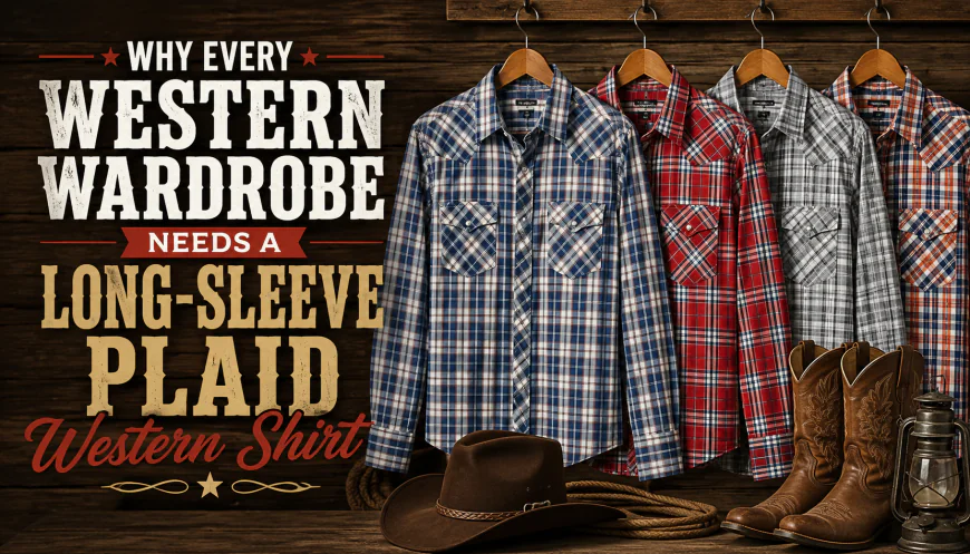 Why Every Western Wardrobe Needs a Long-Sleeve Plaid Western Shirt