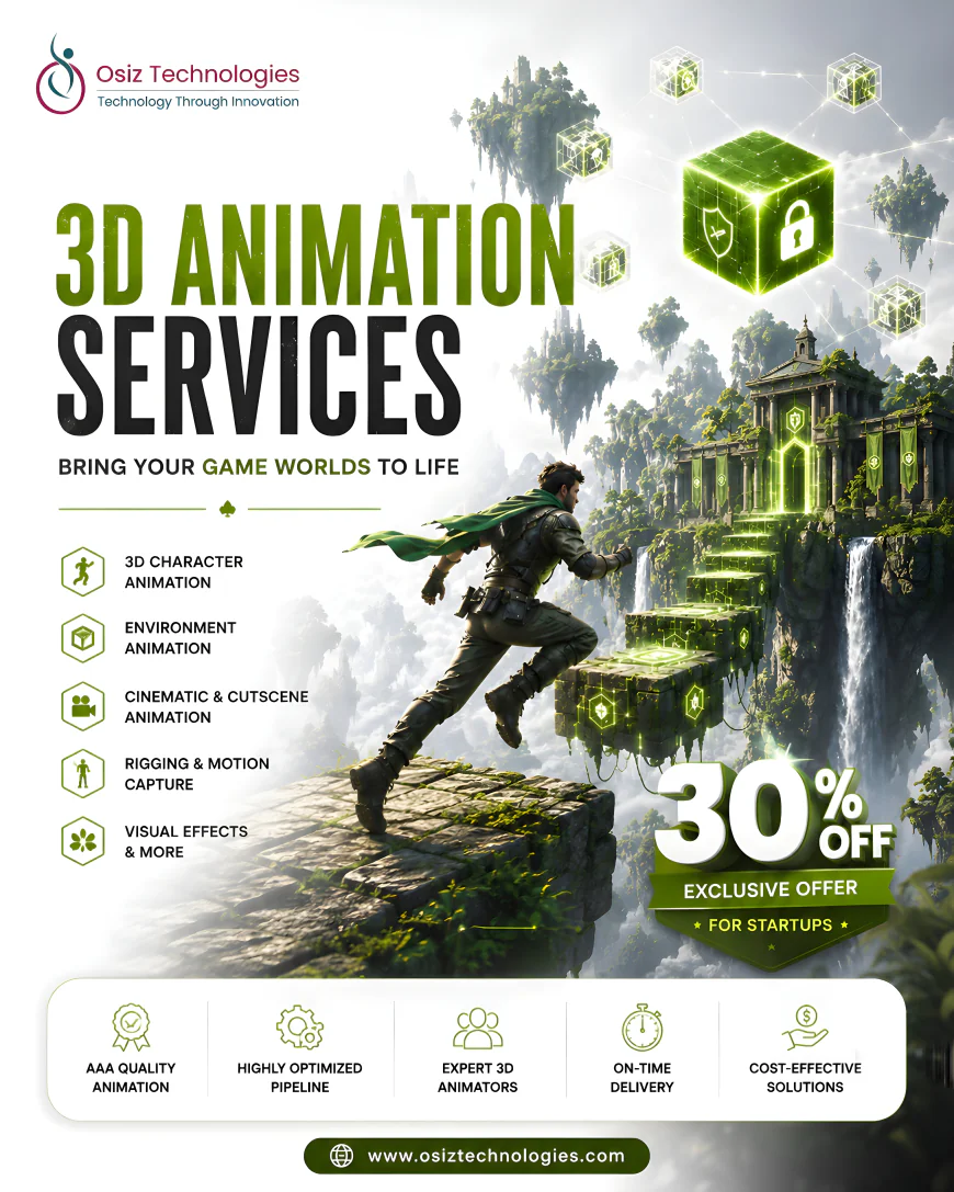 Turning Every Frame into a Legendary Gaming Experience with 3D Game Animation Services