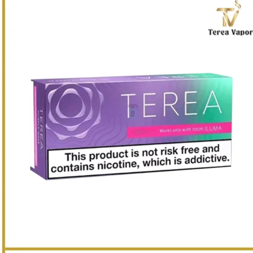 IQOS TEREA Purple Wave Switzerland – Premium Berry & Menthol Flavor for IQOS ILUMA Users in Dubai