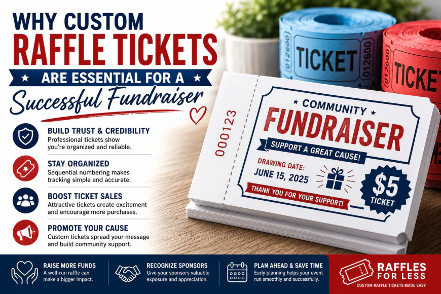 Why Custom Raffle Tickets Are Essential for a Successful Fundraiser