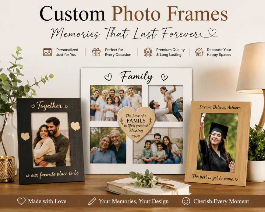 Why Custom Photo Frames Are the Perfect Way to Preserve Your Precious Memories