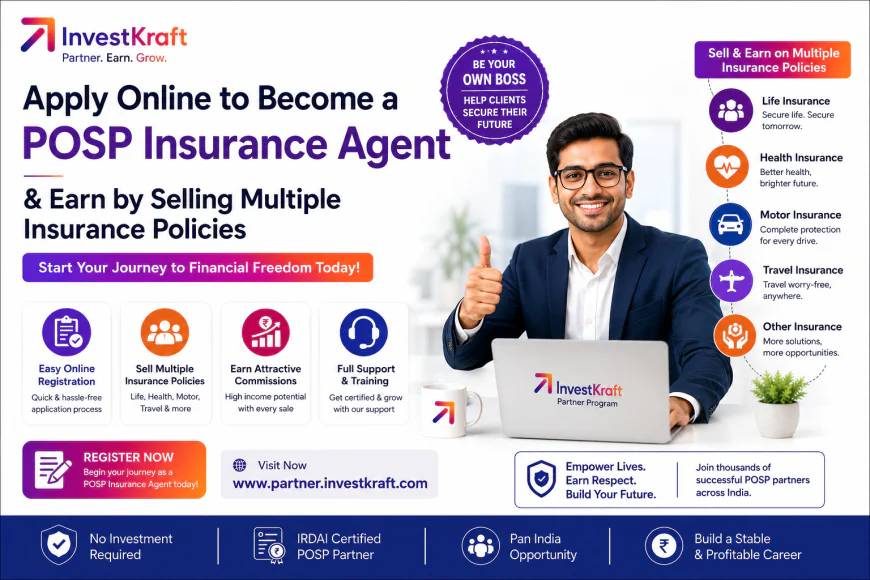 Apply Online to Become a POSP Insurance Agent & Earn by Selling Multiple Insurance Policies