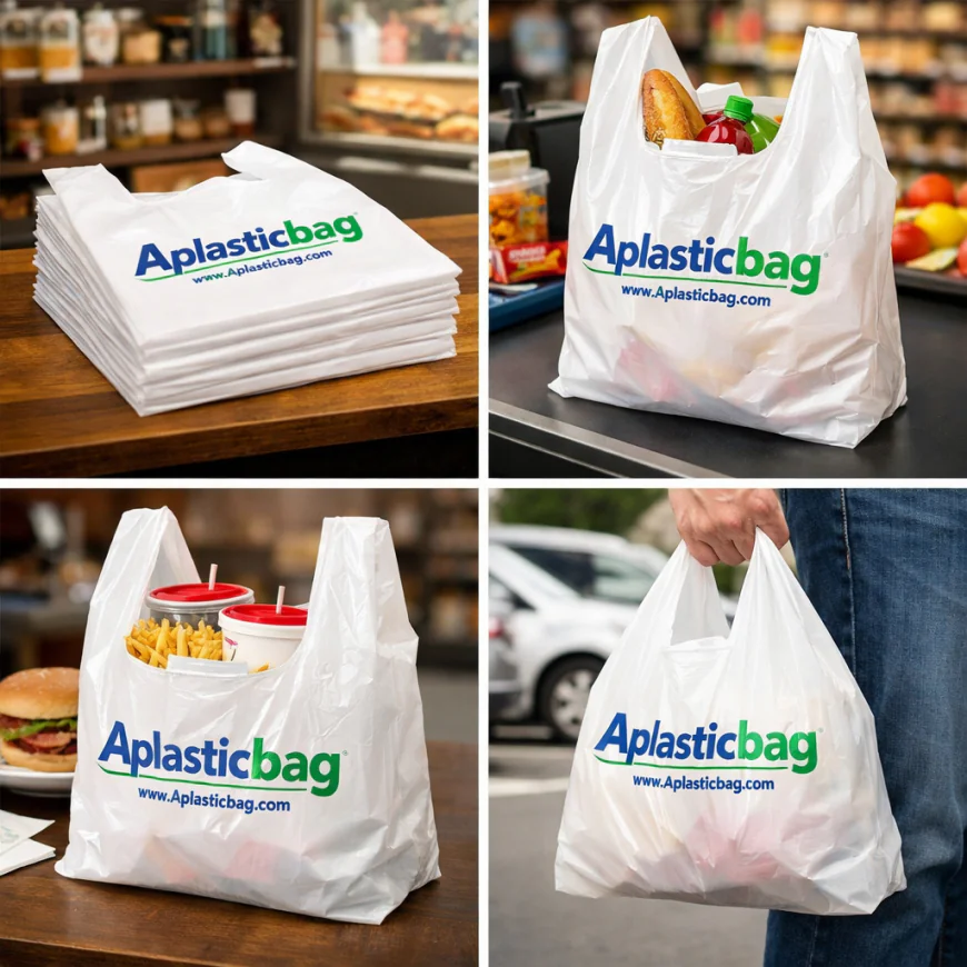 How USA Supermarkets Benefit from Custom Printed T-Shirt Bags