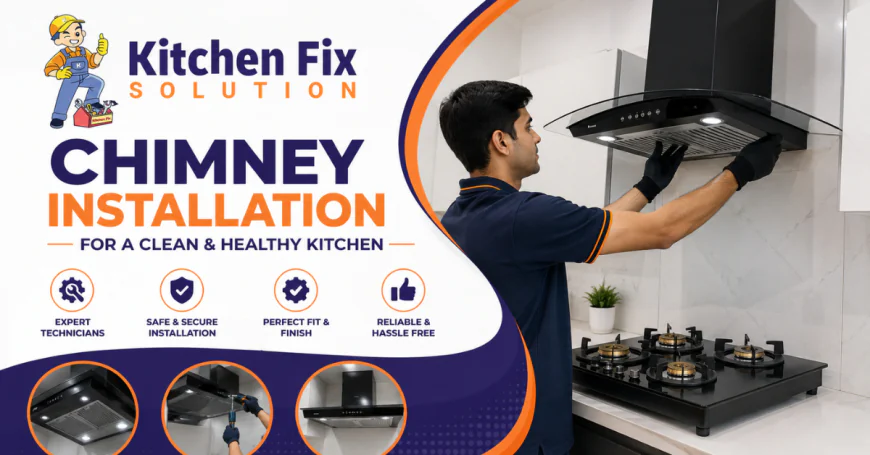Chimney Installation in Greater Noida by Kitchen Fix Solution – Safe, Fast & Expert Service