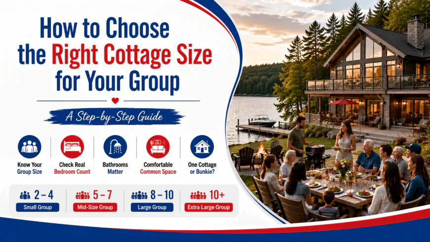 How to Choose the Right Cottage Size for Your Group