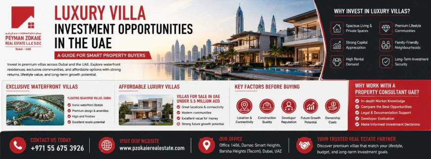 Luxury Villa Investment Opportunities in the UAE: A Guide for Smart Property Buyers