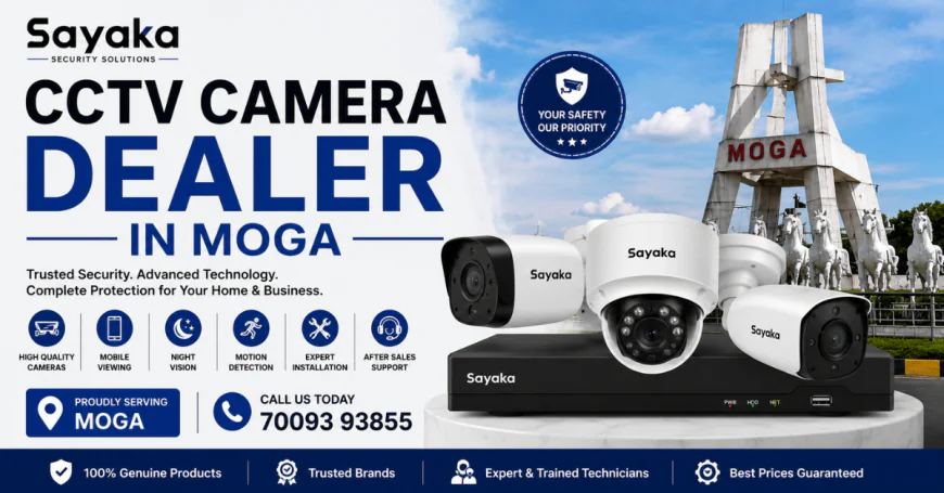 CCTV Camera Dealer in Moga: How to Choose the Right One