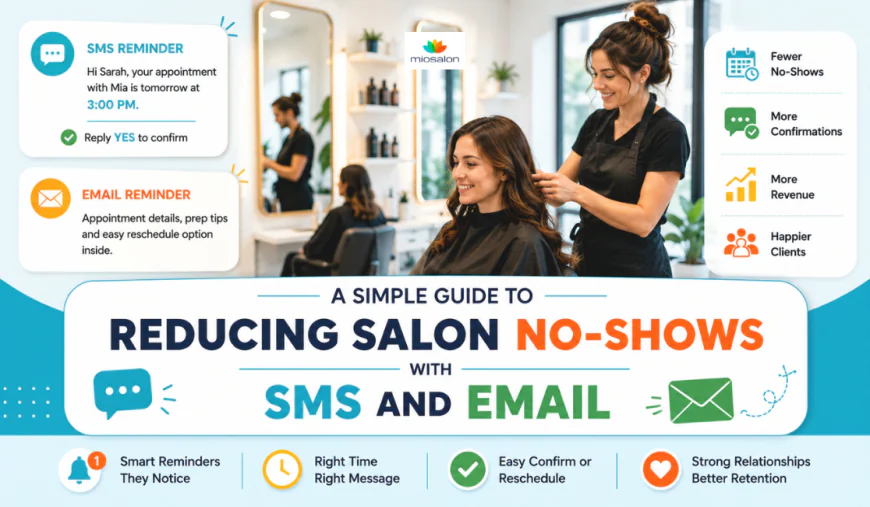 A Simple Guide to Reducing Salon No-Shows With SMS and Email