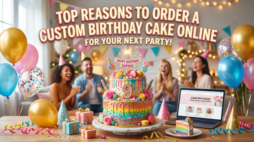 Top Reasons to Order a Custom Birthday Cake Online for Your Next Party