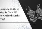 A Complete Guide to Caring for Your 925 Silver Oxidised Kundan Earring