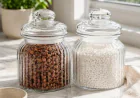 Using Glass Jars for Spices, Pulses, and Dry Fruits