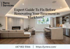 Expert Guide To Fix Before Renovating Your Basement in Markham?