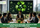 Why Indian Businesses Need ESG Advisory in 2026 Before Their Next BRSR Cycle