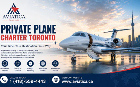 Private Plane Charter Toronto: A Smarter Way to Travel Without the Airport Stress