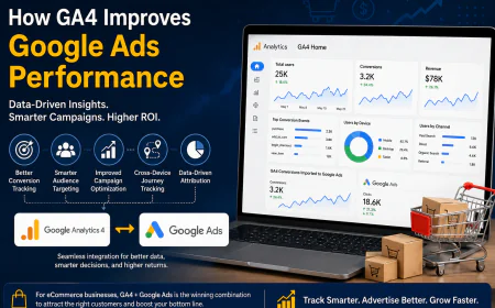 How GA4 Improves Google Ads Performance: A Complete Guide for eCommerce Businesses