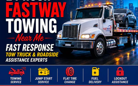24-Hour Fastway Towing Near Me - Fast Response Tow Truck & Roadside Assistance Experts