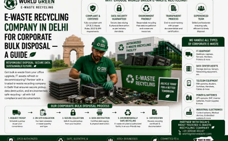 E-Waste Recycling Company in Delhi for Corporate Bulk Disposal — A Guide