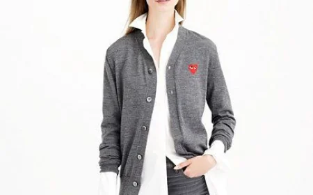 Cardigan Season Meets Comme des Garcons Design Magic