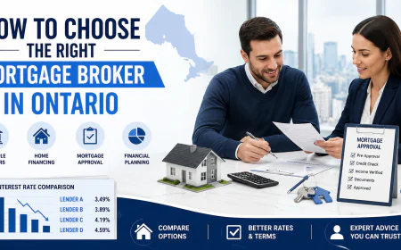 How to Choose the Right Mortgage Broker in Ontario