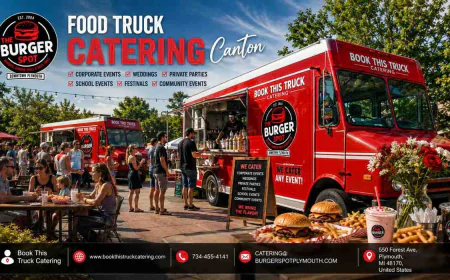 Food Truck Catering Canton | Food Truck Catering for Birthday Party | Burger Catering Truck | Party Food Truck Catering