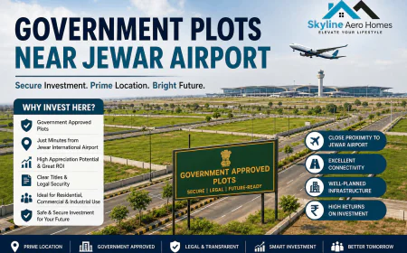 Government Plots Near Jewar Airport: What Every Buyer Should Know Before Applying