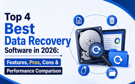 Top 4 Best Data Recovery Software in 2026: Features, Pros, Cons & Performance Comparison