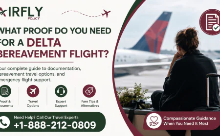 What Proof Do You Need for a Delta Bereavement Flight?