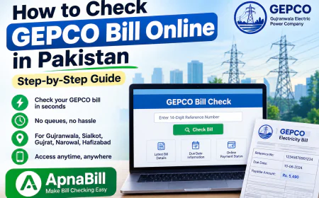 How to Check GEPCO Bill Online (Simple Guide for Pakistan Users)