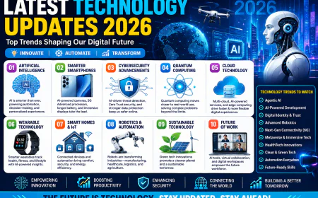 Latest Technology Updates 2026: AI, Smartphones, Cybersecurity, Quantum Computing & More