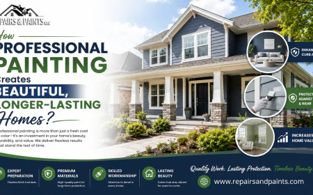 How Professional Painting Creates Beautiful, Longer-Lasting Homes?