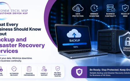 What Every Business Should Know About Backup and Disaster Recovery Services