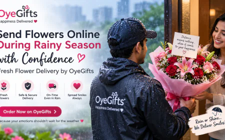 Send Flowers Online During Rainy Season with Confidence | Fresh Flower Delivery by OyeGifts