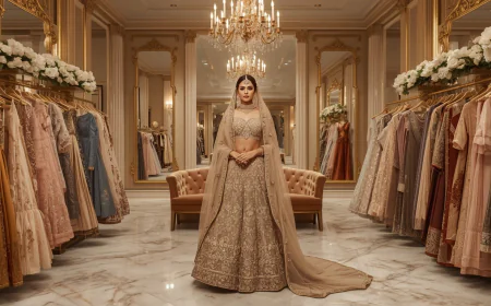 Seema Gujral Bridal Lehenga From Silk Threads Luxury Couture