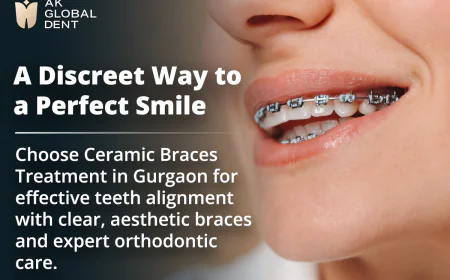 Ceramic Braces Treatment in Gurgaon: A Discreet Way to a Confident Smile