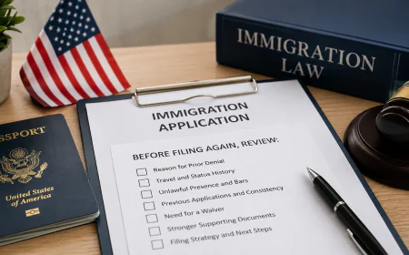 A Prior Visa Denial or Overstay: What Should Be Reviewed Before Filing Again?