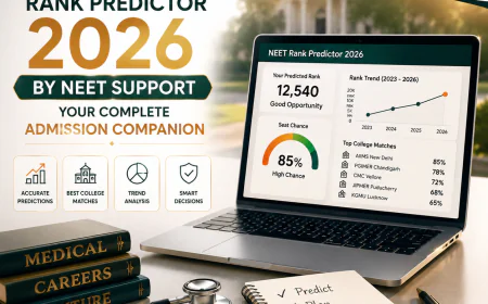 NEET Rank Predictor 2026 by NEET Support: Your Complete Admission Companion