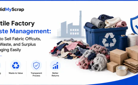 Textile Factory Waste Management: How to Sell Fabric Offcuts, Yarn Waste, and Surplus Packaging Easily